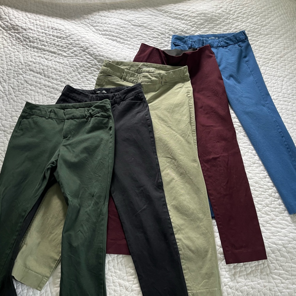 Skinny leg work pant bundle size 2